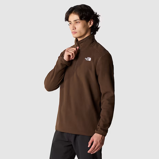 Polaire à col zippé 100 Glacier pour homme